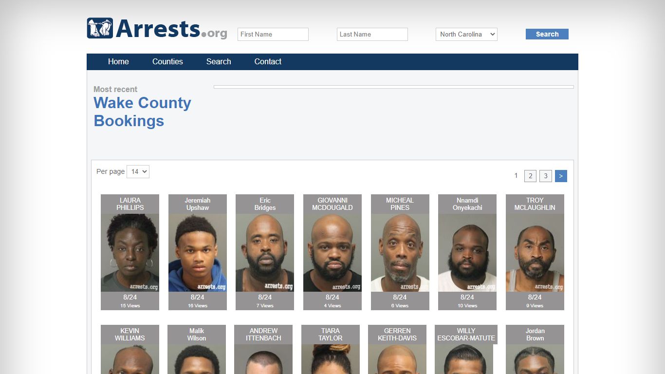 Wake County Arrests and Inmate Search